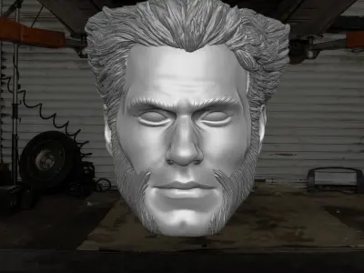 Wolverine Caville fan art 3D printable File For Action Figures  3D print model