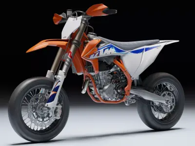 KTM 450 SMR 2022 Low-poly 3D model