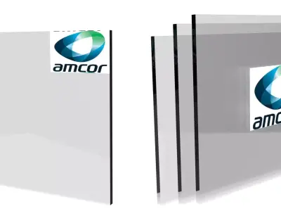 Amcor Company Pure Industrial Glass Low-poly 3D model