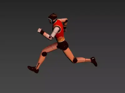 Spring Festival Gala - Running Robot 1 3D model