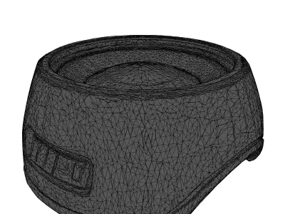 Futuristic Smart Pet Feeding Bowl 3D model