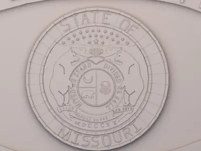 Scott County Police Badge Free 3D print model
