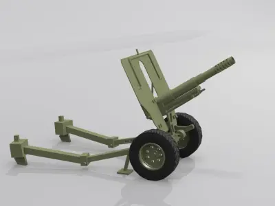 OTO Melara model 56 Low-poly 3D model