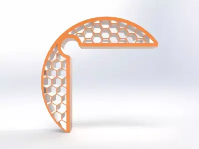 Ratchet Strap Corner Guard Lightweight Protective Corner Bracket 3D print model