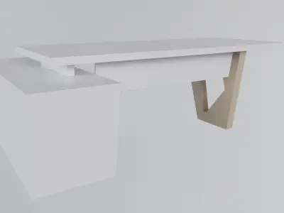 Modern Desk 3D model