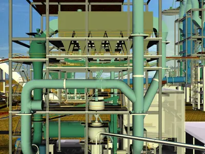 How Cement is made Free 3D model