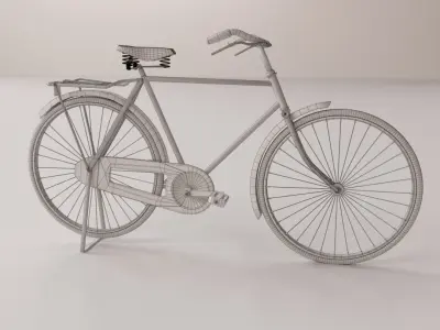 Bicycle vintage 3D model purchase