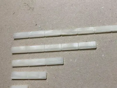 KERBSTONES 7MM SCALE O GAUGE MODEL RAILWAY BUILDING 3D print model