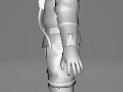 STAR WARS Rebel Pilot - Low Poly Game - Battlefield - FBX MODEL Low-poly 3D model