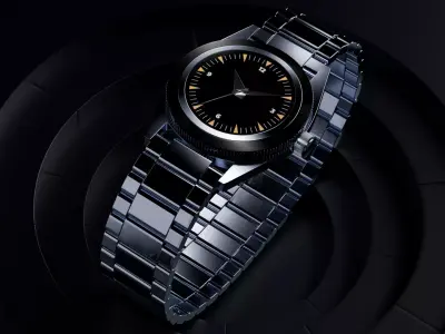 Wrist watch 3D model purchase