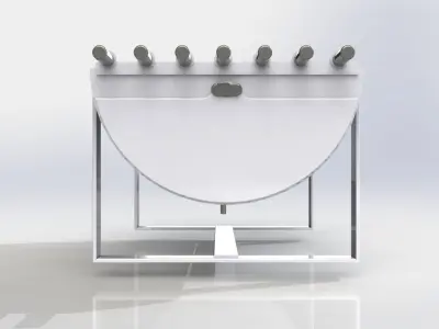 Grill metal rack 3D model