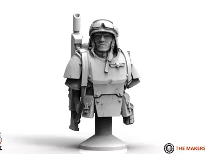 Universal Guard - Bust 3D print model