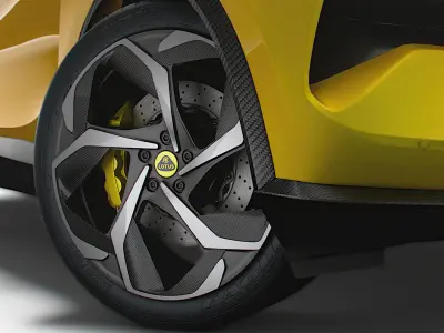 Lotus Eletre 2023 wheel 3D model
