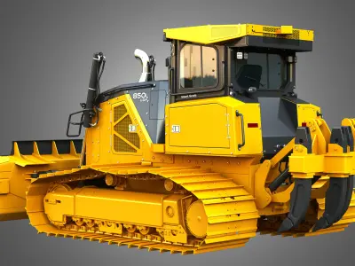 850L LGP Crawler Dozer 3D model
