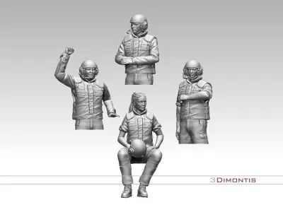 Israel tank crew idf 3D print model purchase