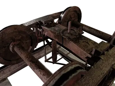 Train Wheel 3D model purchase