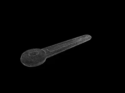 Anydrafts Rusty wrench 02 Low-poly 3D model