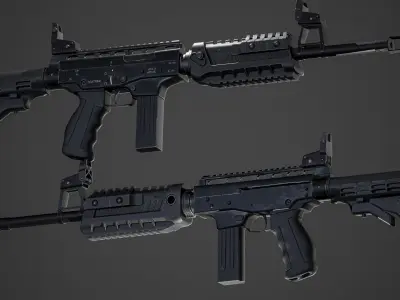 PP-91 Cedar With upgrades Low-poly 3D model
