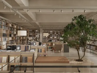  Book Store interior 