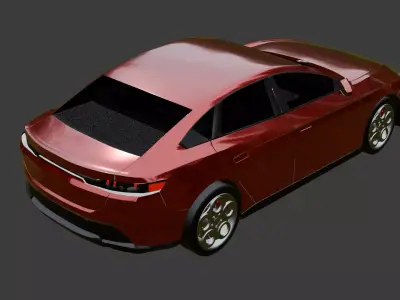 BYD han 3D model