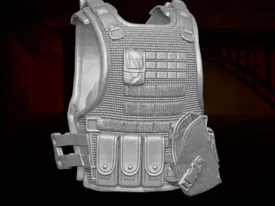 Battle Strike Kit 3D printable files for action figures 3D print model