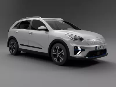 Kia Niro Ev Free low-poly 3D model
