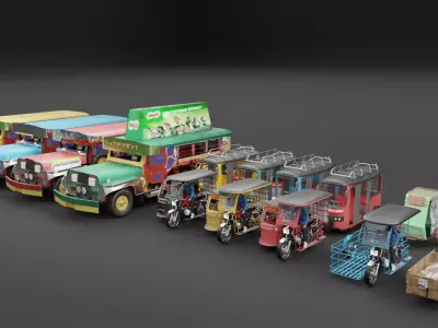 PHILIPPINE VEHICLES 3D model
