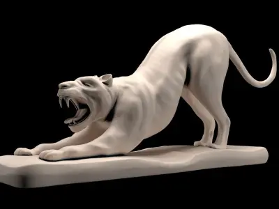 Tiger pose model 3D model