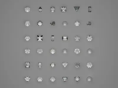 Gemstones Ultimate 3D model