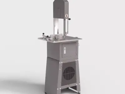 ELECTRIC MEAT CUTTING MACHINE Low-poly 3D model
