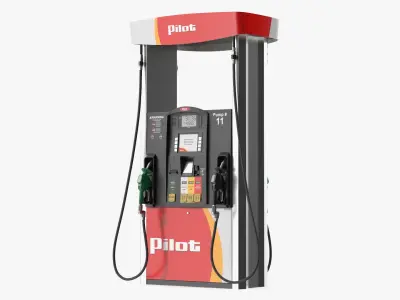 Gas Pump Pilot 3D model