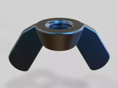 M5 Wing Nuts 3D print model