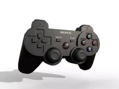 PS3 controllor Model Game Low-poly 3D model
