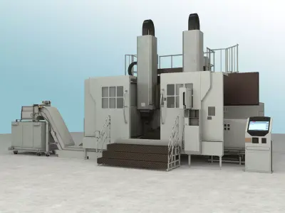 Model of the simulation laboratory 3D model