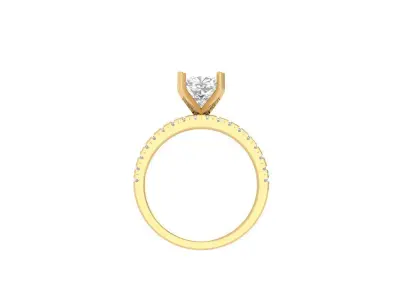 Wedding Ring  3D print model 338