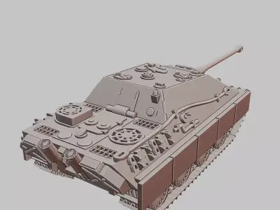 Jagdpanther Sd Kfz 173 Tank Destroyer 3D Print Model 3D print model