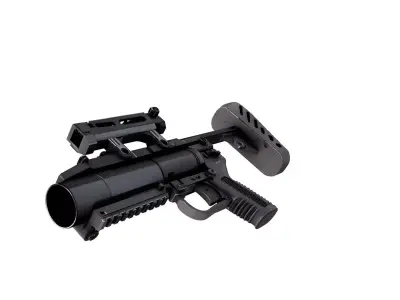 kgl40  bomb launcher 3D model