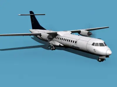 ATR  ATR-72-600 Lufthansa Team 3D model