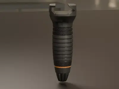 Vertical Grip V1 Low-poly 3D model