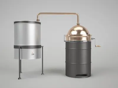 Brewery Tank 3D model