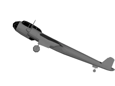 Dornier Do 17 3D model purchase