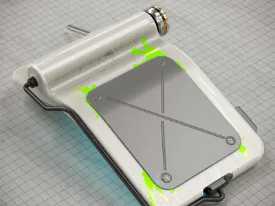 Sci-fi Controller V29 PBR Low-poly 3D model