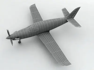  Epic Dynasty Aircraft Low-poly 3D model