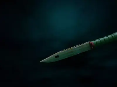 OLD M9 BAYONET  Free low-poly 3D model