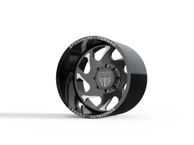 REAR SPECIALITY FORGED D006 WHEEL 3D MODEL 3D model