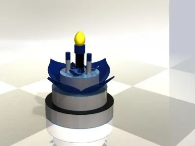 Krathong Flower Free 3D model