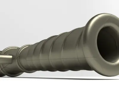 Swivel Cannon 3D model