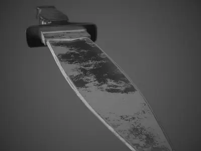 Knife - LowPoly Low-poly 3D model