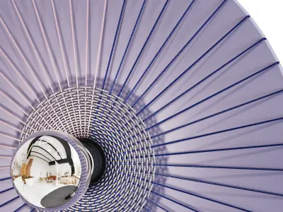 roche bobois rays table lamp 3D model