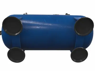 Air compressor AR 6 3D model